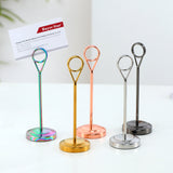 New Star Food service Ring-Clip Table Number Holder Number Stand Place Card Holder
