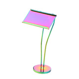 Factory Direct Sales Tabletop Stainless Steel Gold Plated Stand up Table Number Holder