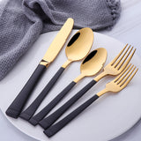 Buyer Star Silverware Set with Knives Forks Stainless Steel for Wedding Restaurant
