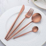 Cheap Price High Quality Stainless Steel Colorful Flatware Party Wedding Bar Tableware Set