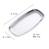 New Products Custom Hotel Oval Gold Stainless Steel Metal Serving Plate