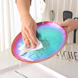 Buyer Star Stainless Steel Dinner Plates Dessert Salad Plates Set Dishwasher Safe