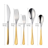 Buyer star Elegant Tableware Cutlery Set Stainless Steel Flatware Include Knife/Fork/Spoon