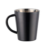 Buyer star Stainless steel water cup double layer milk Coffee cup Beer Mug Drinking Serving Tools