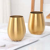 Stainless Steel Stemless Wine Beer Glasses Cup Beer Mugs Set for Cocktails, Beer, Champaign, Whiskey, Juice