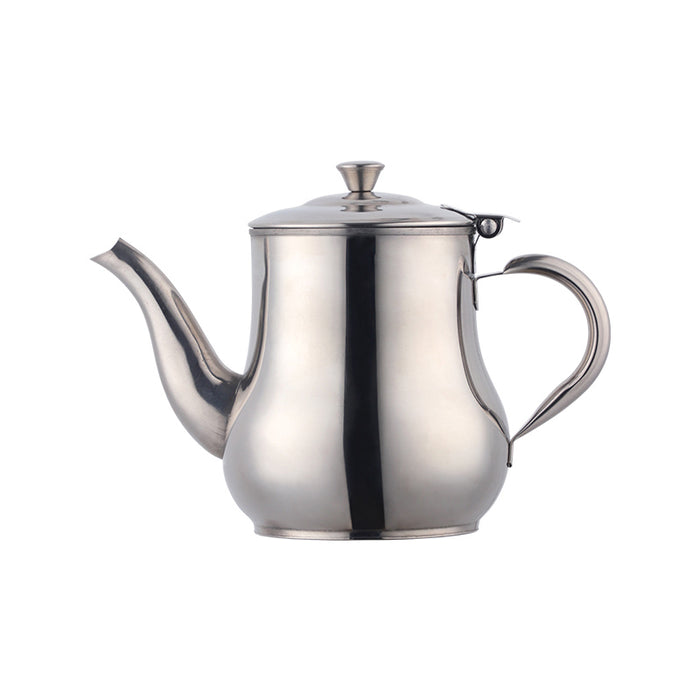 Hot Sale Arabic Christmas Long Spout Kettle India Stainless Steel Tea Pot Coffee Pot