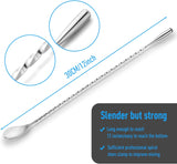 Buyer Star Bar Spoon Cocktail Mixing Stirrers for Drink Cocktail Spoon Long Handle Bar Spoon Cocktail Stirring Spoon for Shaker Tall Cups