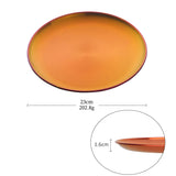 Buyer Star Stainless Steel Dinner Plates Dessert Salad Plates Set Dishwasher Safe