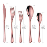 Buyer star Elegant Tableware Cutlery Set Stainless Steel Flatware Include Knife/Fork/Spoon