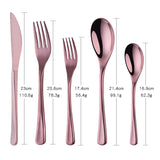 Buyer star Elegant Tableware Cutlery Set Stainless Steel Flatware Include Knife/Fork/Spoon