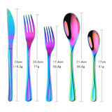 Buyer star Elegant Tableware Cutlery Set Stainless Steel Flatware Include Knife/Fork/Spoon