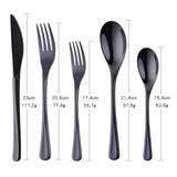 Buyer star Elegant Tableware Cutlery Set Stainless Steel Flatware Include Knife/Fork/Spoon
