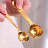 Eco Friendly Other Hotel & Restaurant Supplies Kitchen Ware Stainless Steel Polygon Spoon Ice Cream Scoop Measuring Spoons