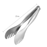 Factory Direct Stainless Steel Serving Food Clip Bread Kitchen Utensils Food Tongs