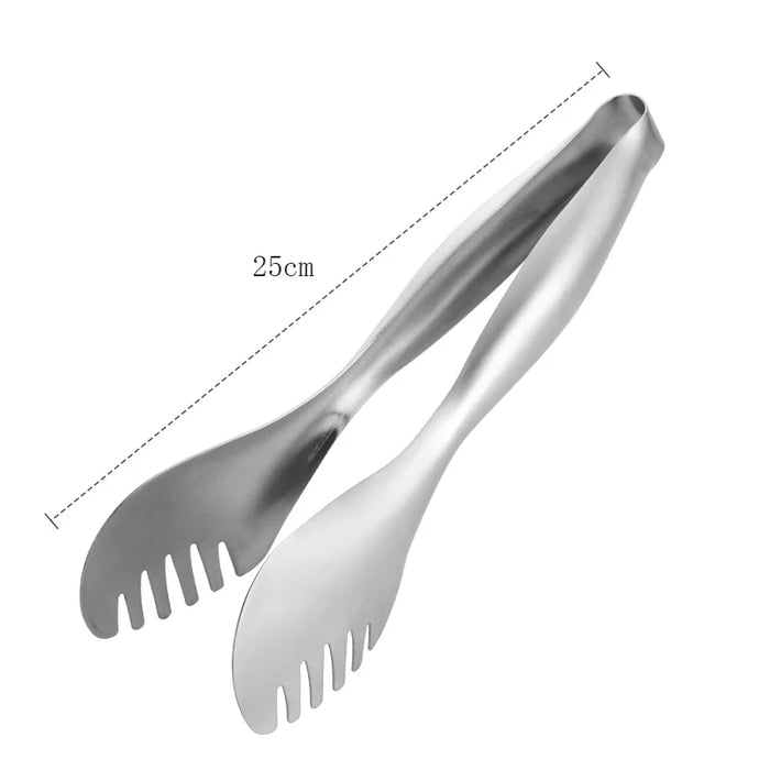 Factory Direct Stainless Steel Serving Food Clip Bread Kitchen Utensils Food Tongs