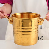 Wholesale Custom Insulated  Wine Champagne Bucket Stainless Steel Beer Ice Bucket