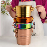 Wholesale Custom Insulated  Wine Champagne Bucket Stainless Steel Beer Ice Bucket