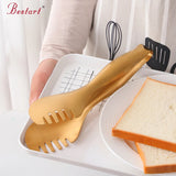 Factory Direct Stainless Steel Serving Food Clip Bread Kitchen Utensils Food Tongs