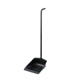 Indoor Garbage Scoop Brush Dust Clean Long Handle Floor Squeegee Stainless Steel Dustpan