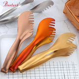 Factory Direct Stainless Steel Serving Food Clip Bread Kitchen Utensils Food Tongs