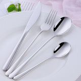 Hotel Cutlery Set Stainless Steel Gold Spoon Restaurant Utensil Christmas Wedding Flatware Set