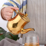 Hot Sale Arabic Christmas Long Spout Kettle India Stainless Steel Tea Pot Coffee Pot