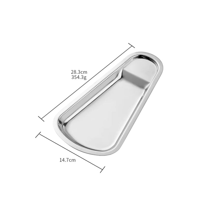 Hotel Dinning Room Stainless Steel Gold Serving Trays for Restaurant Tableware