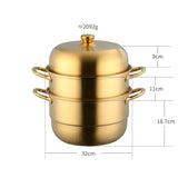 Wholesale Cheap Customization Kitchen Cooking Stainless Steel Steamer Pots and Pans Cookware Set