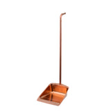 Indoor Garbage Scoop Brush Dust Clean Long Handle Floor Squeegee Stainless Steel Dustpan