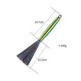 Factory Direct Sale Stainless Steel Series Kitchen Cleaning Brush Silicone Rubber Pot Dish Brush