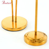 Factory Direct Sales Tabletop Stainless Steel Gold Plated Stand up Table Number Holder