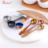 Eco Friendly Other Hotel & Restaurant Supplies Kitchen Ware Stainless Steel Polygon Spoon Ice Cream Scoop Measuring Spoons