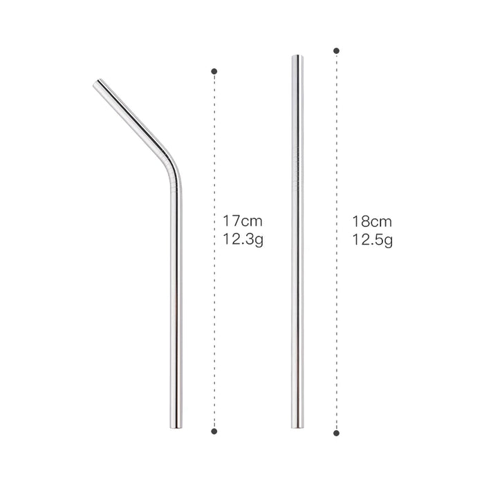 Hot Selling Kids Gold Multicolor rainbow Metal Stainless Steel Drinking Straws
