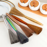 Factory Direct Sale Stainless Steel Series Kitchen Cleaning Brush Silicone Rubber Pot Dish Brush