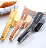 Kitchen Wares Accessories Stainless Steel Multifunctional Steak Clips BBQ Pizza Clamps Food Tongs
