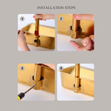 Indoor Garbage Scoop Brush Dust Clean Long Handle Floor Squeegee Stainless Steel Dustpan