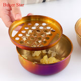 Buyer Star Pressed Potato Masher Bowl Potatoes Crusher Fruit Vegetable Tools