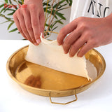 Buyer Star Stainless Steel Round Dinner Plate with Double Ear Handle