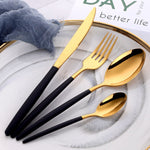 8 Pcs Dinnerware Stainless Steel Cutlery Set Tableware