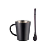 Wholesale Customized Beer Tea Cup Coffee Water Bottle Stainless Steel Travel Mug Handgrip with straw