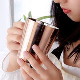 Wholesale Customized Beer Tea Cup Coffee Water Bottle Stainless Steel Travel Mug Handgrip with straw