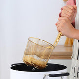 Stainless Steel Colander Tool Noodle Dumplings Mesh Basket Fryer French Fries Dryer Vegetable Food Sieve Sink Strainer