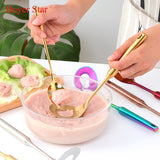 Buyerstar Stainless Steel Meatball Maker Spoon with Leakage Hole Non-Stick Kitchen Utensil