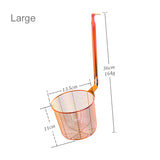 Stainless Steel Colander Tool Noodle Dumplings Mesh Basket Fryer French Fries Dryer Vegetable Food Sieve Sink Strainer