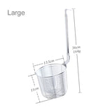 Stainless Steel Colander Tool Noodle Dumplings Mesh Basket Fryer French Fries Dryer Vegetable Food Sieve Sink Strainer