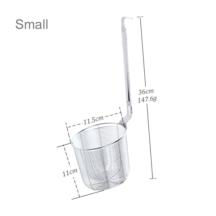 Stainless Steel Colander Tool Noodle Dumplings Mesh Basket Fryer French Fries Dryer Vegetable Food Sieve Sink Strainer