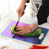 Buyer Star Stainless Steel Fruit Cutting Choping Board for Kitchen Kitchen Butcher Block for Meat , Cheese
