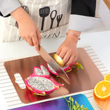 Buyer Star Stainless Steel Fruit Cutting Choping Board for Kitchen Kitchen Butcher Block for Meat , Cheese