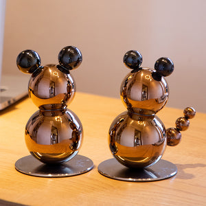 Cute Mouse Sculpture for Living Room Decor, Birthday Party Supplies Gift for Home Decoration
