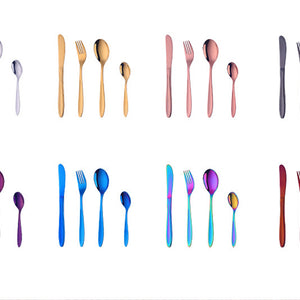 Buyer Star Restaurant Supplies Cheap Tableware Spoons Forks Knife Stainless Steel Flatware Set